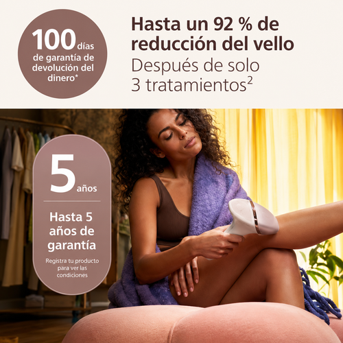 Philips Lumea Serie 9900 Prestige IPL con SenseIQ™ y SkinAI™
